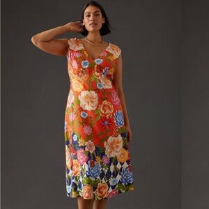 Anthropologie 1x midi dress